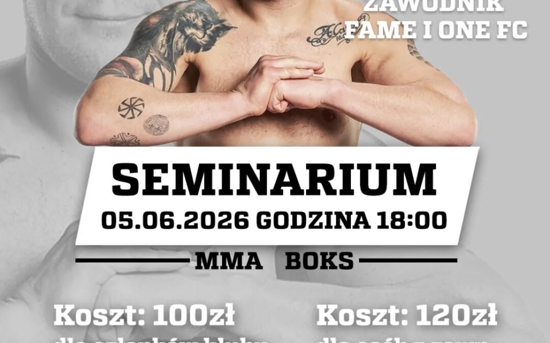 Seminarium z Michałem Pasternakiem w MMA Vale Tudo Białystok